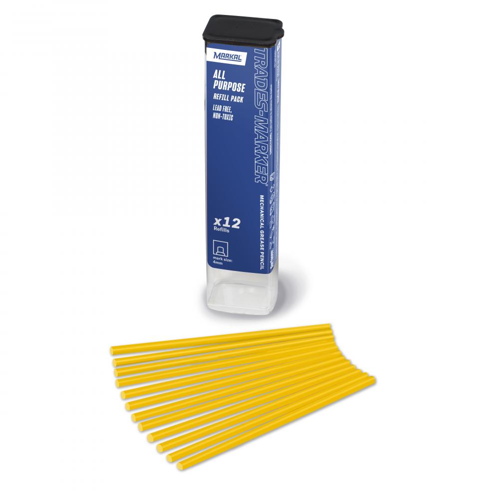 Trades-Marker® All Purpose Refill Pack, Yellow<span class=' ItemWarning' style='display:block;'>Item is usually in stock, but we&#39;ll be in touch if there&#39;s a problem<br /></span>