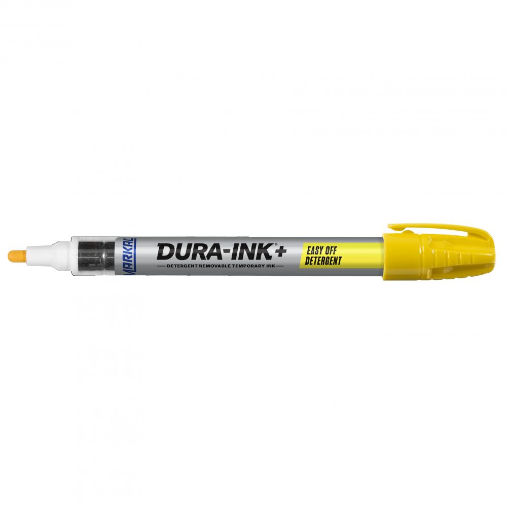 DURA-INK®+ Easy Off Detergent Removable Ink Marker, Yellow<span class=' ItemWarning' style='display:block;'>Item is usually in stock, but we&#39;ll be in touch if there&#39;s a problem<br /></span>