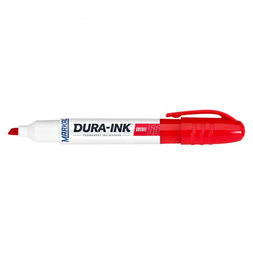 DURA-INK® Chisel Permanent Ink Marker, Red<span class=' ItemWarning' style='display:block;'>Item is usually in stock, but we&#39;ll be in touch if there&#39;s a problem<br /></span>