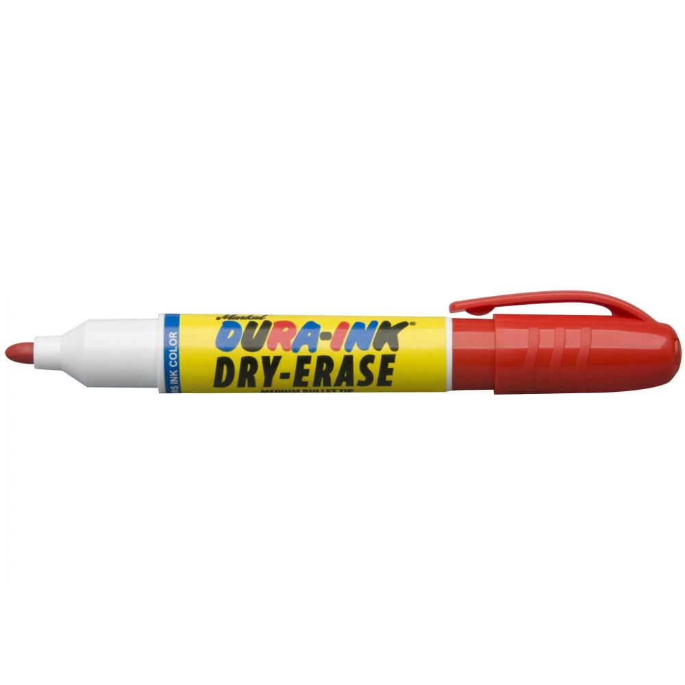 DURA-INK® Dry Erase Marker, Red<span class=' ItemWarning' style='display:block;'>Item is usually in stock, but we&#39;ll be in touch if there&#39;s a problem<br /></span>