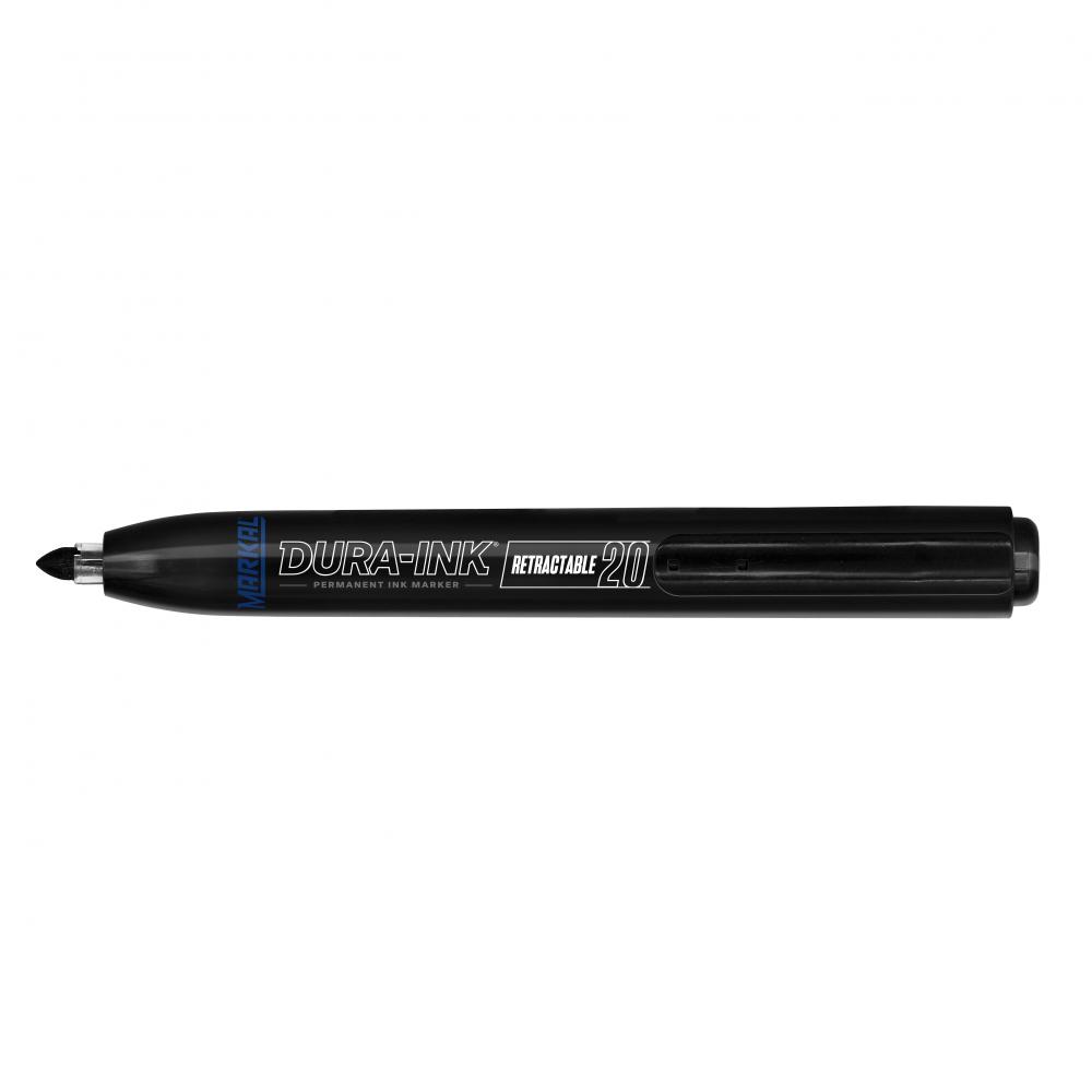 DURA-INK® Retractable Ink Marker, Black<span class=' ItemWarning' style='display:block;'>Item is usually in stock, but we&#39;ll be in touch if there&#39;s a problem<br /></span>