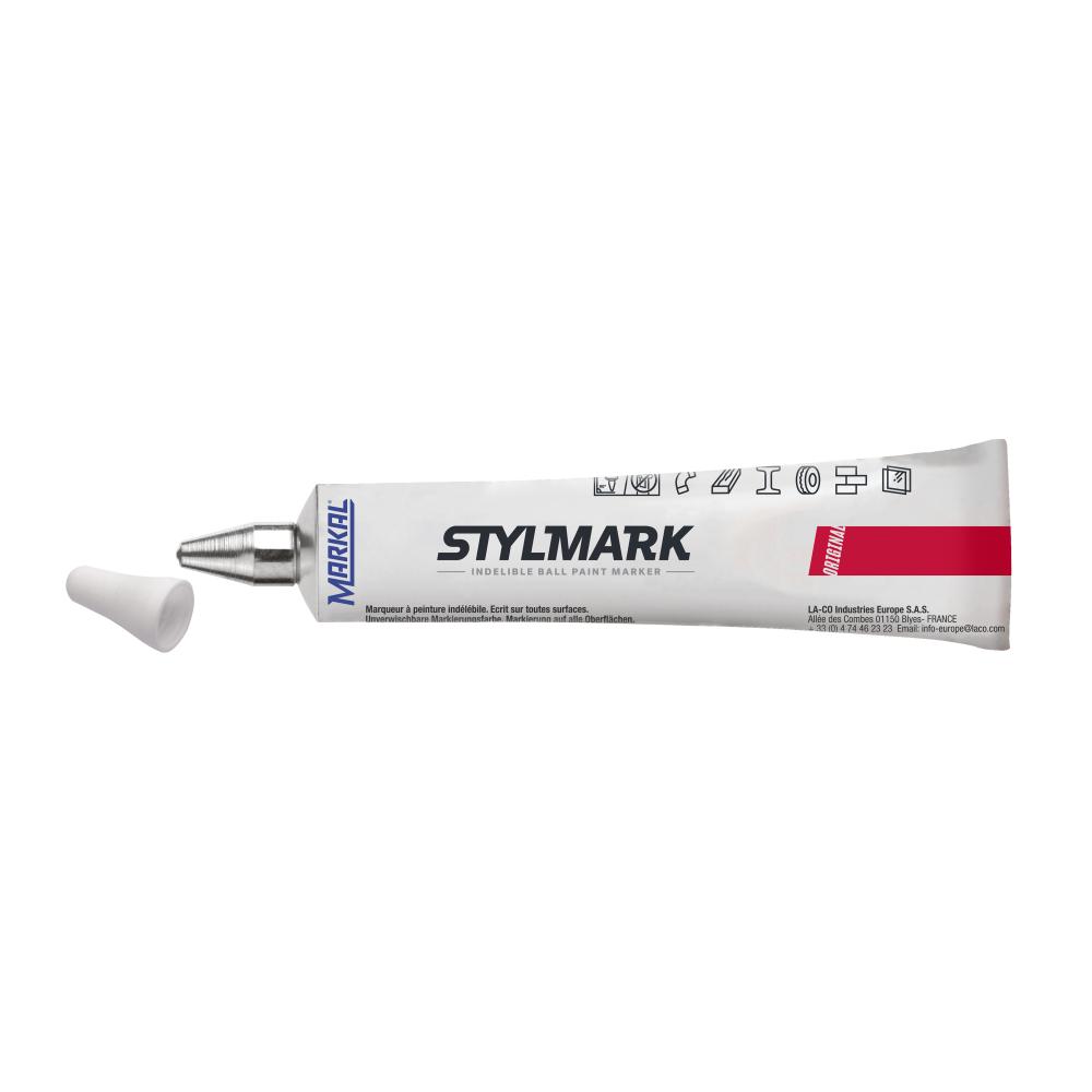 StylMark Ball Paint Marker, White<span class=' ItemWarning' style='display:block;'>Item is usually in stock, but we&#39;ll be in touch if there&#39;s a problem<br /></span>