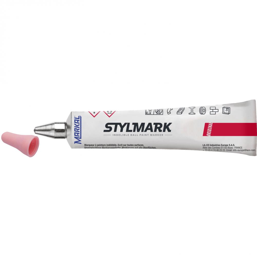 STYLMARK PAINT MARKER PINK 6MM 3/16&#34;<span class=' ItemWarning' style='display:block;'>Item is usually in stock, but we&#39;ll be in touch if there&#39;s a problem<br /></span>