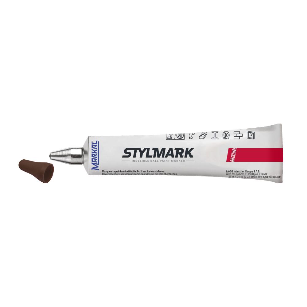 STYLMARK PAINT MARKER BROWN 6MM 3/16&#34;<span class=' ItemWarning' style='display:block;'>Item is usually in stock, but we&#39;ll be in touch if there&#39;s a problem<br /></span>