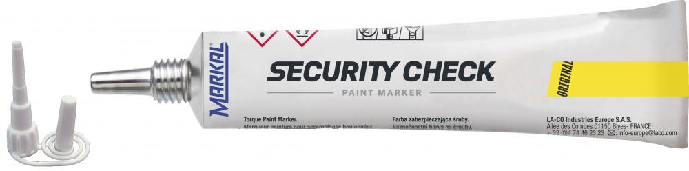 Security Check Paint Marker, Yellow<span class=' ItemWarning' style='display:block;'>Item is usually in stock, but we&#39;ll be in touch if there&#39;s a problem<br /></span>