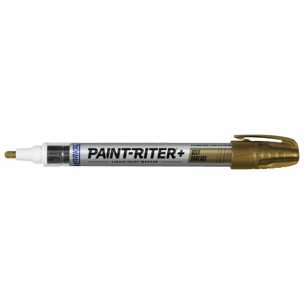 Paint-Riter®+ Oily Surface Liquid Paint Marker, Gold<span class=' ItemWarning' style='display:block;'>Item is usually in stock, but we&#39;ll be in touch if there&#39;s a problem<br /></span>