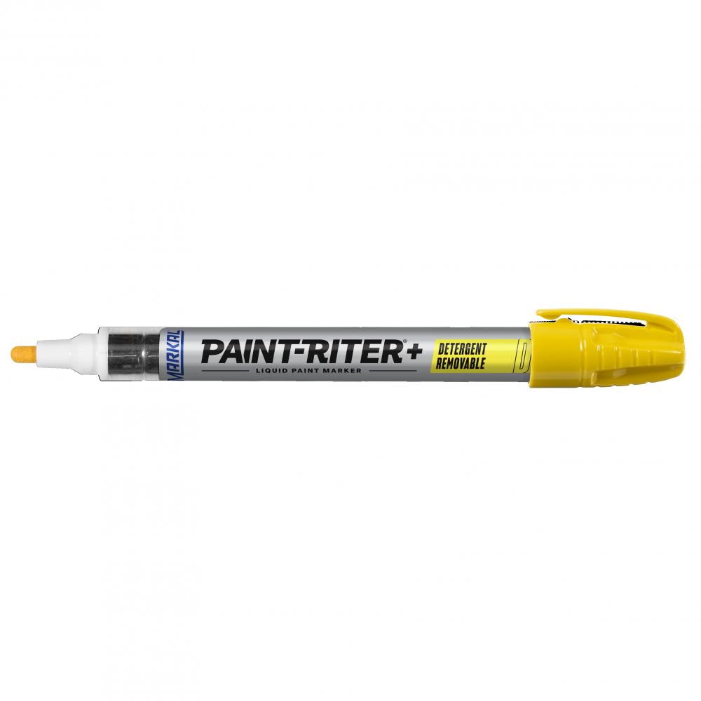 Paint-Riter®+ Detergent Removable Liquid Paint Marker, Yellow<span class=' ItemWarning' style='display:block;'>Item is usually in stock, but we&#39;ll be in touch if there&#39;s a problem<br /></span>