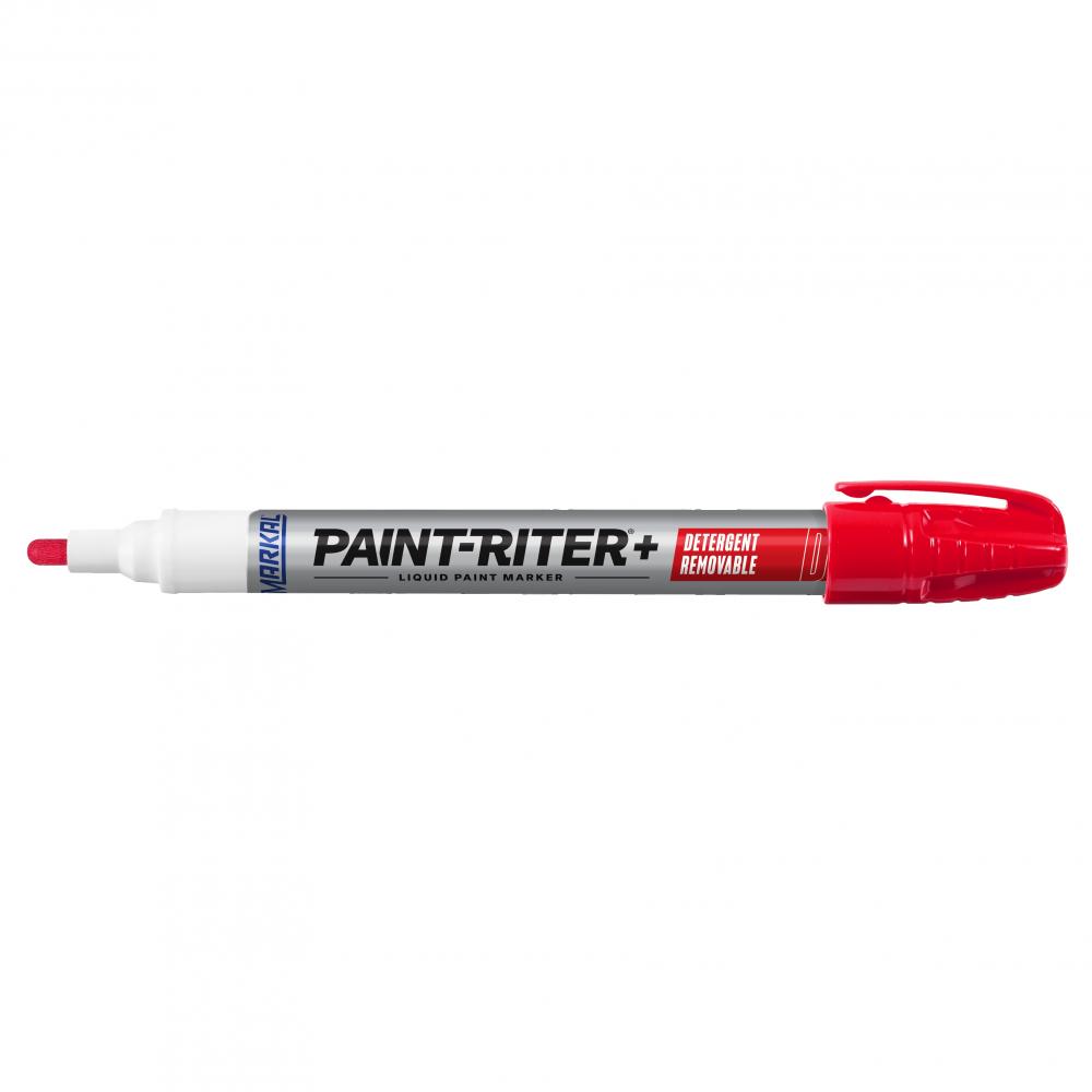 Paint-Riter®+ Detergent Removable Liquid Paint Marker, Red<span class=' ItemWarning' style='display:block;'>Item is usually in stock, but we&#39;ll be in touch if there&#39;s a problem<br /></span>