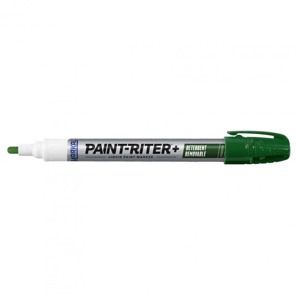 Paint-Riter®+ Detergent Removable Liquid Paint Marker, Green<span class=' ItemWarning' style='display:block;'>Item is usually in stock, but we&#39;ll be in touch if there&#39;s a problem<br /></span>