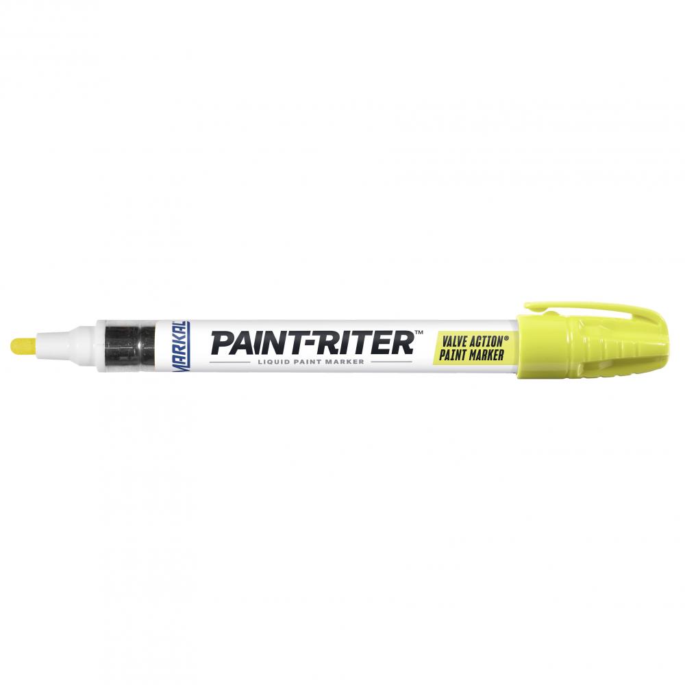 Paint-Riter® Valve Action® Liquid Paint Marker, Fluorescent Yellow<span class=' ItemWarning' style='display:block;'>Item is usually in stock, but we&#39;ll be in touch if there&#39;s a problem<br /></span>