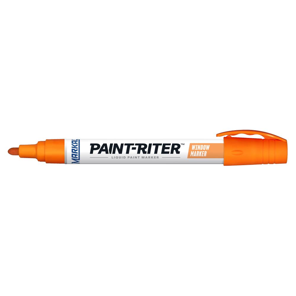 Paint-Riter® Window Marker Removable Paint Marker, Fluorescent Orange<span class=' ItemWarning' style='display:block;'>Item is usually in stock, but we&#39;ll be in touch if there&#39;s a problem<br /></span>