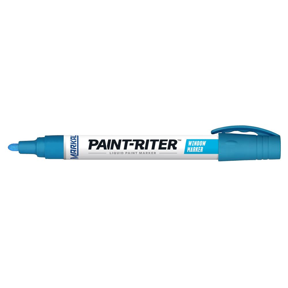 Paint-Riter® Window Marker Removable Paint Marker, Fluorescent Blue<span class=' ItemWarning' style='display:block;'>Item is usually in stock, but we&#39;ll be in touch if there&#39;s a problem<br /></span>