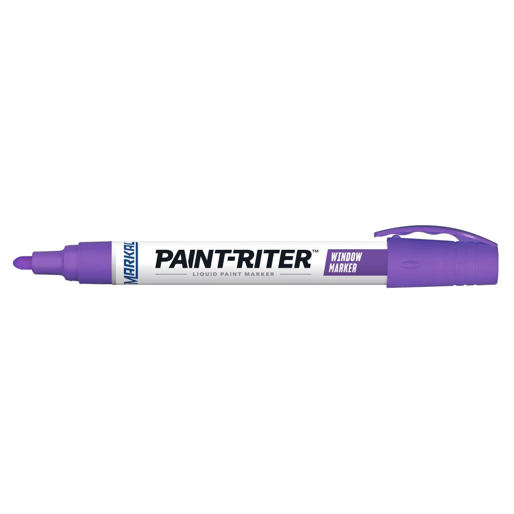 Paint-Riter® Window Marker Removable Paint Marker, Fluorescent Purple<span class=' ItemWarning' style='display:block;'>Item is usually in stock, but we&#39;ll be in touch if there&#39;s a problem<br /></span>