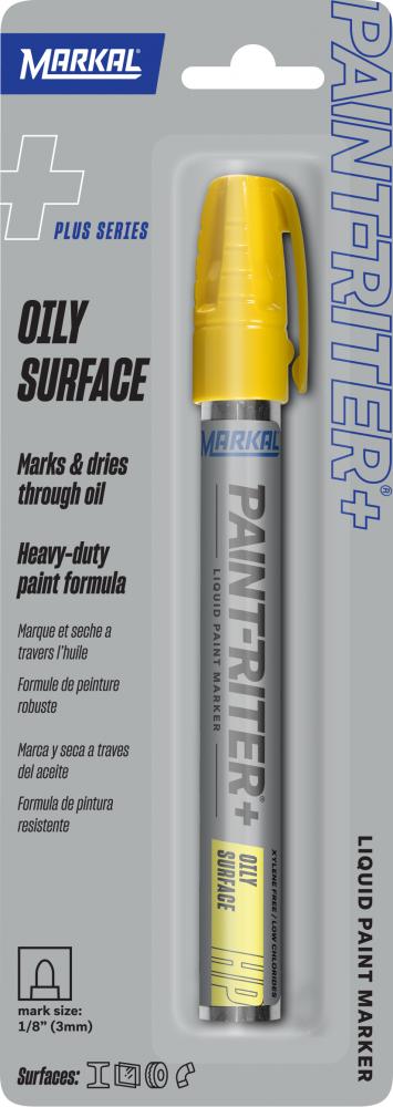 Paint-Riter®+ Oily Surface Paint Marker - Carded, Yellow<span class=' ItemWarning' style='display:block;'>Item is usually in stock, but we&#39;ll be in touch if there&#39;s a problem<br /></span>