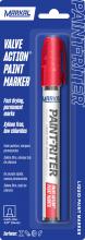 LA-CO 096802 - Paint-Riter® Valve Action Liquid Paint Marker - Carded, Red