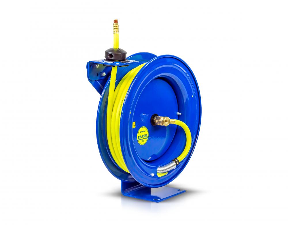 Safety Series Spring Rewind Hi-Vis Hose Reel<span class=' ItemWarning' style='display:block;'>Item is usually in stock, but we&#39;ll be in touch if there&#39;s a problem<br /></span>