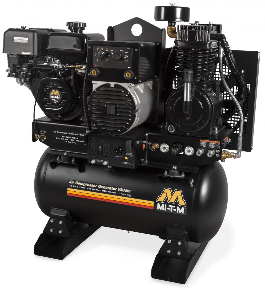 30-Gallon Two Stage Gasoline Air Compressor/Generator/Welder Combination<span class=' ItemWarning' style='display:block;'>Item is usually in stock, but we&#39;ll be in touch if there&#39;s a problem<br /></span>