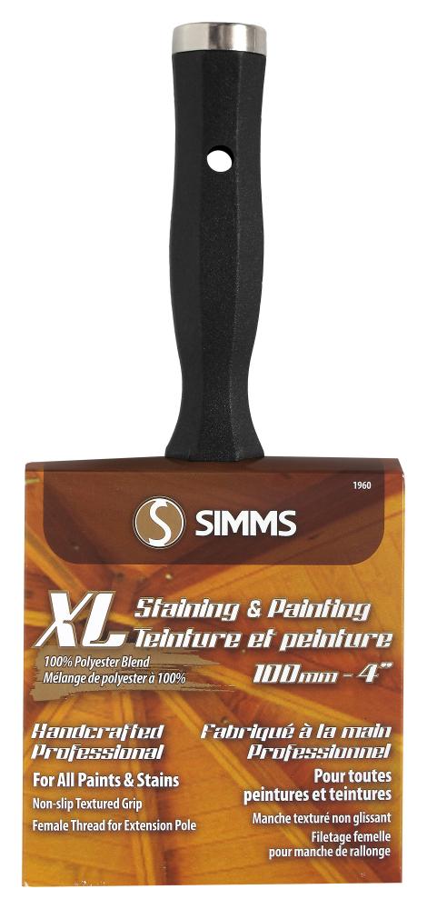 XL Paint & Stain polyester brush 100mm.<span class=' ItemWarning' style='display:block;'>Item is usually in stock, but we&#39;ll be in touch if there&#39;s a problem<br /></span>