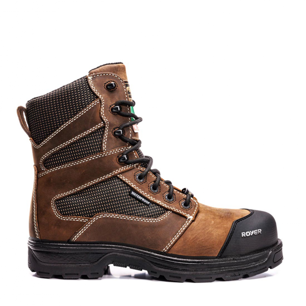 8&#34; AGILITYâ„¢ Metal-Free Boot, Waterproof, Brown<span class=' ItemWarning' style='display:block;'>Item is usually in stock, but we&#39;ll be in touch if there&#39;s a problem<br /></span>