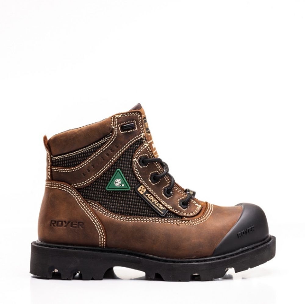 6&#34; FLXâ„¢ Metal-Free and Waterproof Boot, SHIELDTEXâ„¢, Brown<span class=' ItemWarning' style='display:block;'>Item is usually in stock, but we&#39;ll be in touch if there&#39;s a problem<br /></span>