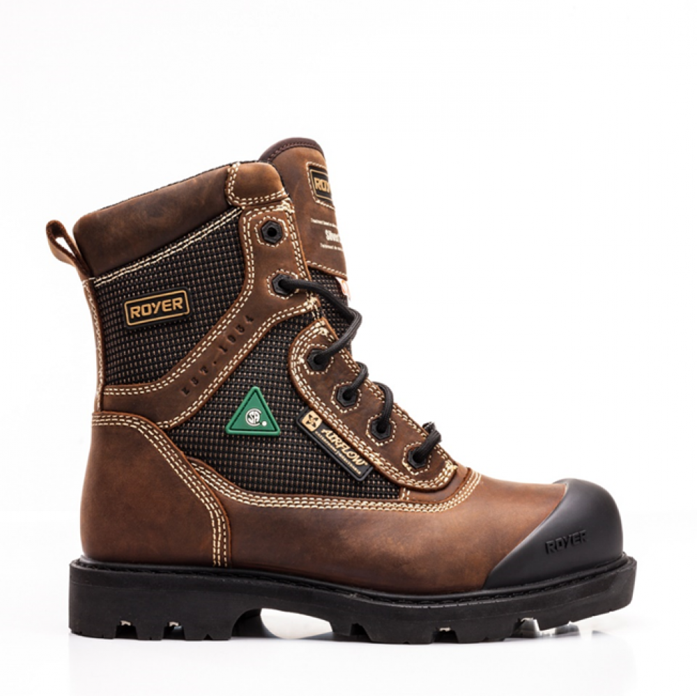 8&#34; FLXâ„¢ Metal-Free and Waterproof Boot, SHIELDTEXâ„¢, Brown<span class=' ItemWarning' style='display:block;'>Item is usually in stock, but we&#39;ll be in touch if there&#39;s a problem<br /></span>