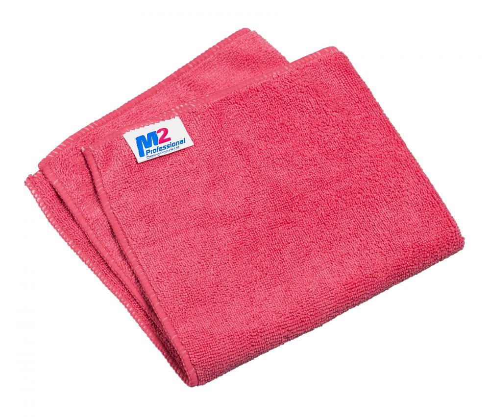 MicroCloth-Toilets/Bathrooms(red)40x40cm/16&#34;x16&#34; (300Gsm)<span class=' ItemWarning' style='display:block;'>Item is usually in stock, but we&#39;ll be in touch if there&#39;s a problem<br /></span>