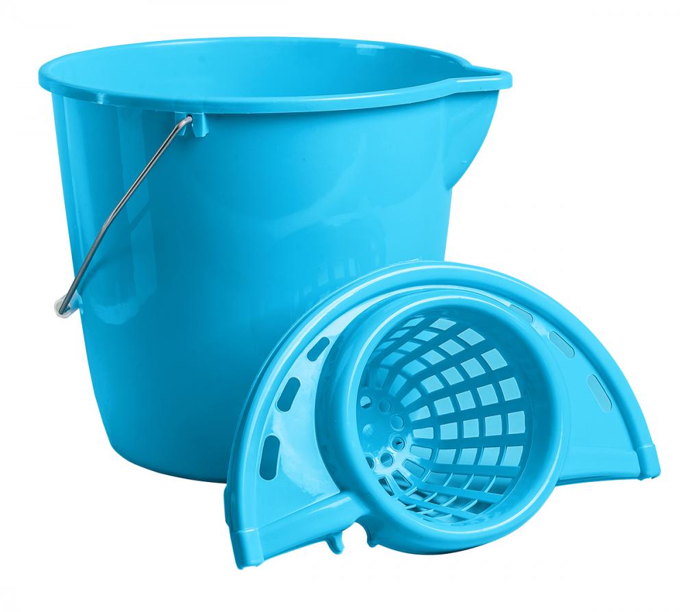 12L Pail with Cone wringer- Blue<span class=' ItemWarning' style='display:block;'>Item is usually in stock, but we&#39;ll be in touch if there&#39;s a problem<br /></span>