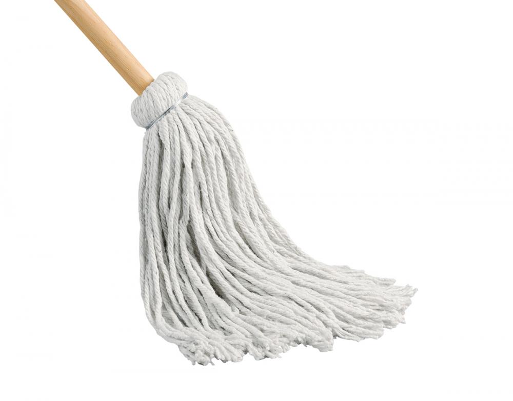 Cotton Yacht Mops 12oz/340g W/48&#34; Wooden Handle<span class=' ItemWarning' style='display:block;'>Item is usually in stock, but we&#39;ll be in touch if there&#39;s a problem<br /></span>