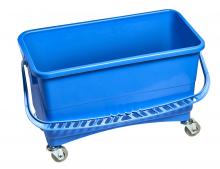 M2 EFM-PS-12500 - 25 L Presoak Window Bucket Only with Wheels-Blue