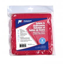 M2 MC-622-RD - MicroCloth-Toilets/Bathrooms(red)35x35cm/14"x14"