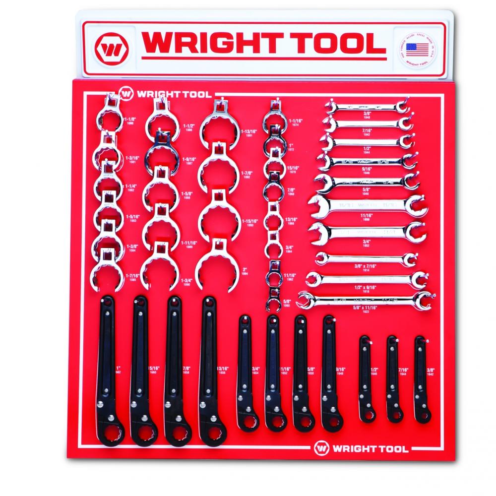 SAE Tubing Wrench Display 44Pc<span class=' ItemWarning' style='display:block;'>Item is usually in stock, but we&#39;ll be in touch if there&#39;s a problem<br /></span>