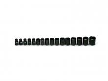 Wright 466 - 1/2"Dr 6PtStdMetImpSktSet 16Pc