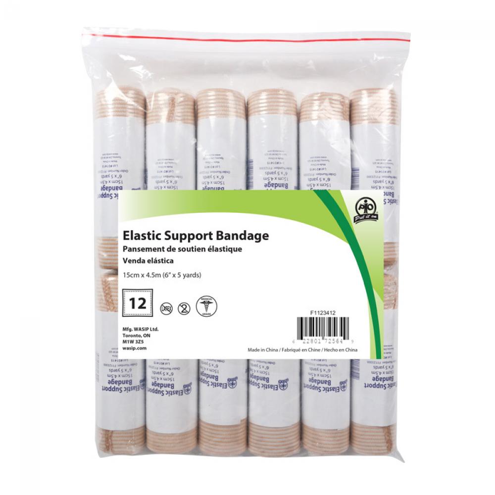 Elastic Support Bandage, 15cm x 4.5m, 12/Bag<span class=' ItemWarning' style='display:block;'>Item is usually in stock, but we&#39;ll be in touch if there&#39;s a problem<br /></span>