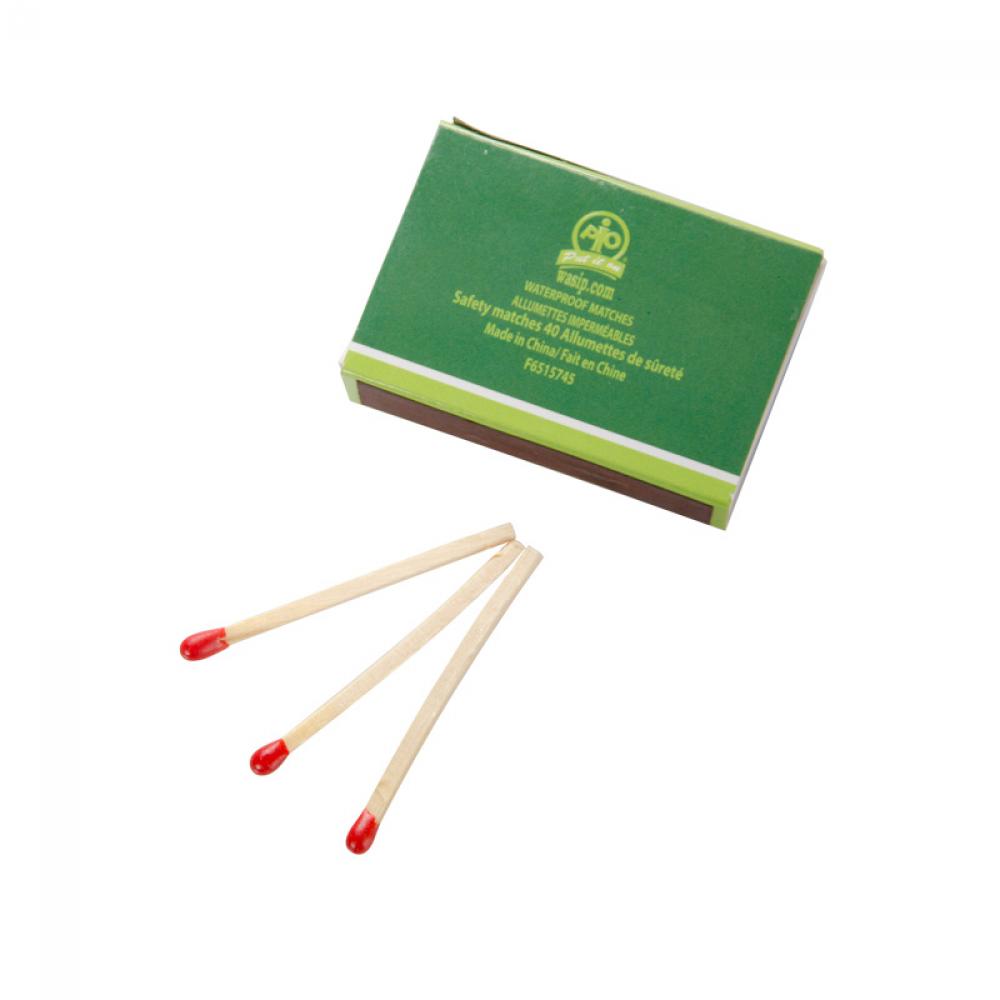 Waterproof Matches, 40/Box<span class=' ItemWarning' style='display:block;'>Item is usually in stock, but we&#39;ll be in touch if there&#39;s a problem<br /></span>