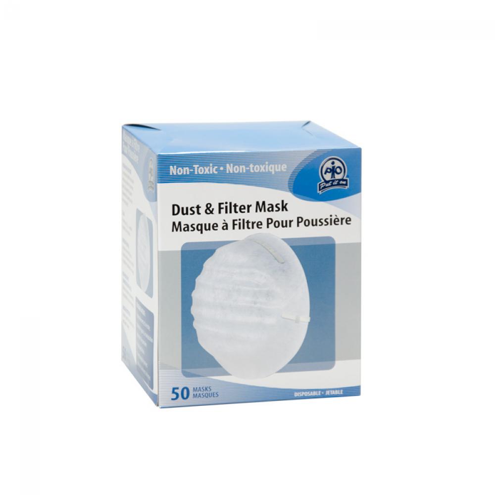 Non-Toxic Dust Mask, 50/Box<span class=' ItemWarning' style='display:block;'>Item is usually in stock, but we&#39;ll be in touch if there&#39;s a problem<br /></span>