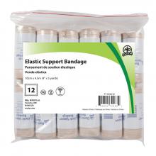 Wasip F1122412 - Elastic Support Bandage, 10cm x 4.5m, 12/Bag