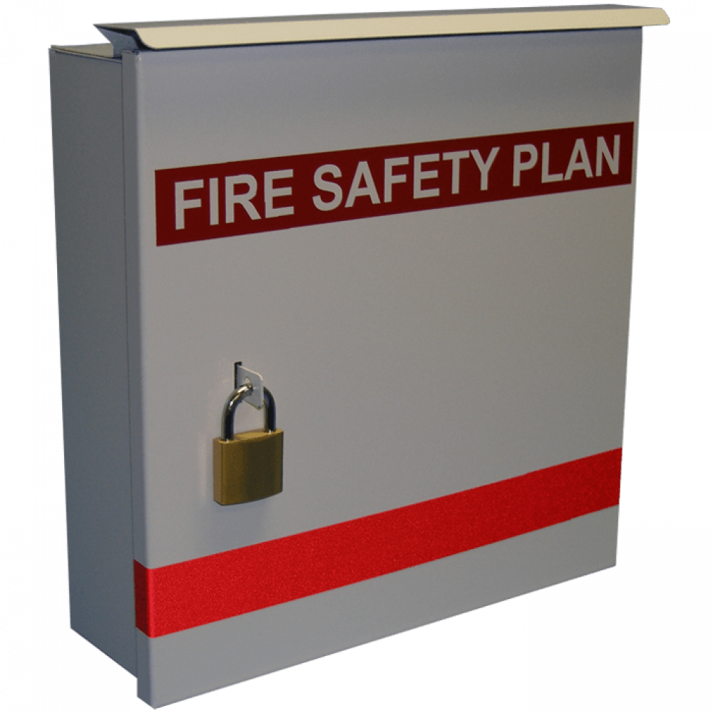 Fire Safety Plan Box<span class=' ItemWarning' style='display:block;'>Item is usually in stock, but we&#39;ll be in touch if there&#39;s a problem<br /></span>