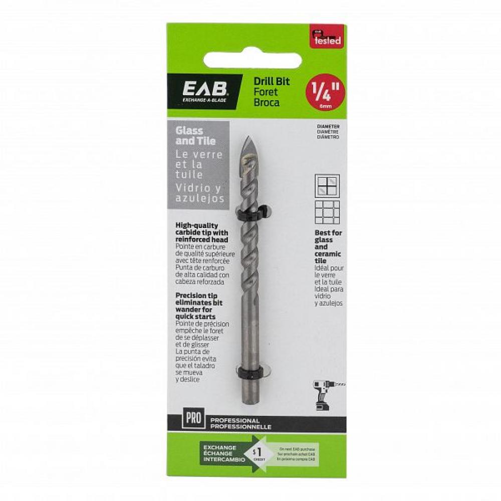 1/4&#34;   Specialty Glass & Tile Professional Drill Bit<span class=' ItemWarning' style='display:block;'>Item is usually in stock, but we&#39;ll be in touch if there&#39;s a problem<br /></span>