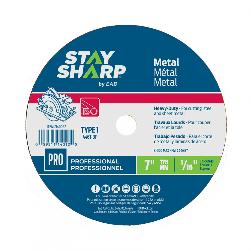 7&#34; x 1/16&#34;   Metal Cutting Flat Wheel Type 1<span class=' ItemWarning' style='display:block;'>Item is usually in stock, but we&#39;ll be in touch if there&#39;s a problem<br /></span>