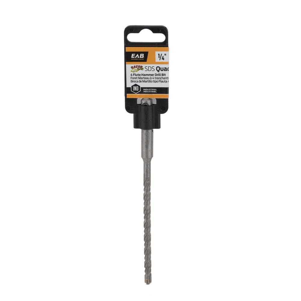 1/4&#34;  x 4&#34; x 6&#34; Masonry SDS Quad Industrial Drill Bit<span class=' ItemWarning' style='display:block;'>Item is usually in stock, but we&#39;ll be in touch if there&#39;s a problem<br /></span>