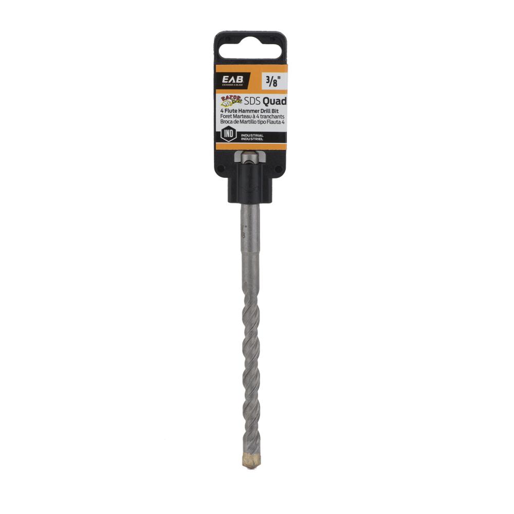 3/8&#34; x 4&#34; x 6&#34; Masonry SDS Quad Industrial Drill Bit<span class=' ItemWarning' style='display:block;'>Item is usually in stock, but we&#39;ll be in touch if there&#39;s a problem<br /></span>