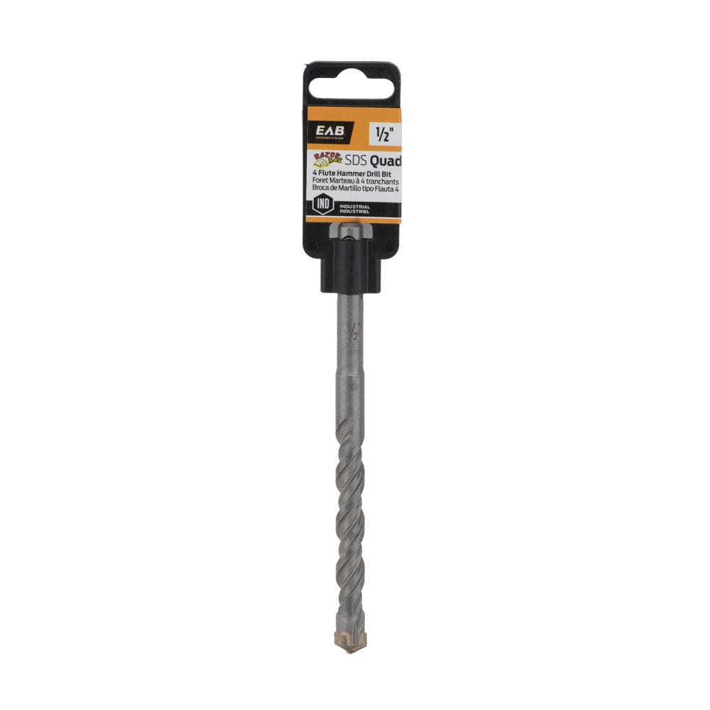 1/2&#34; x 4&#34; x 6&#34; Masonry SDS Quad Industrial Drill Bit<span class=' ItemWarning' style='display:block;'>Item is usually in stock, but we&#39;ll be in touch if there&#39;s a problem<br /></span>