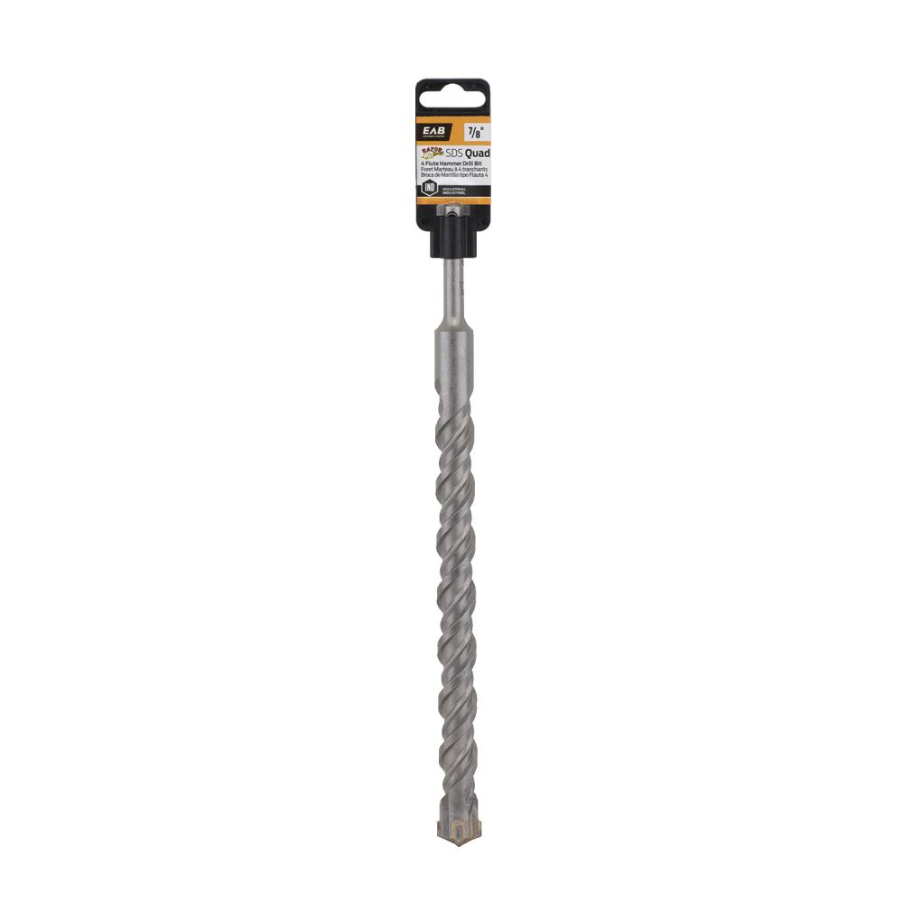 7/8&#34; x 10&#34; x 12&#34; Masonry SDS Quad Industrial Drill Bit<span class=' ItemWarning' style='display:block;'>Item is usually in stock, but we&#39;ll be in touch if there&#39;s a problem<br /></span>