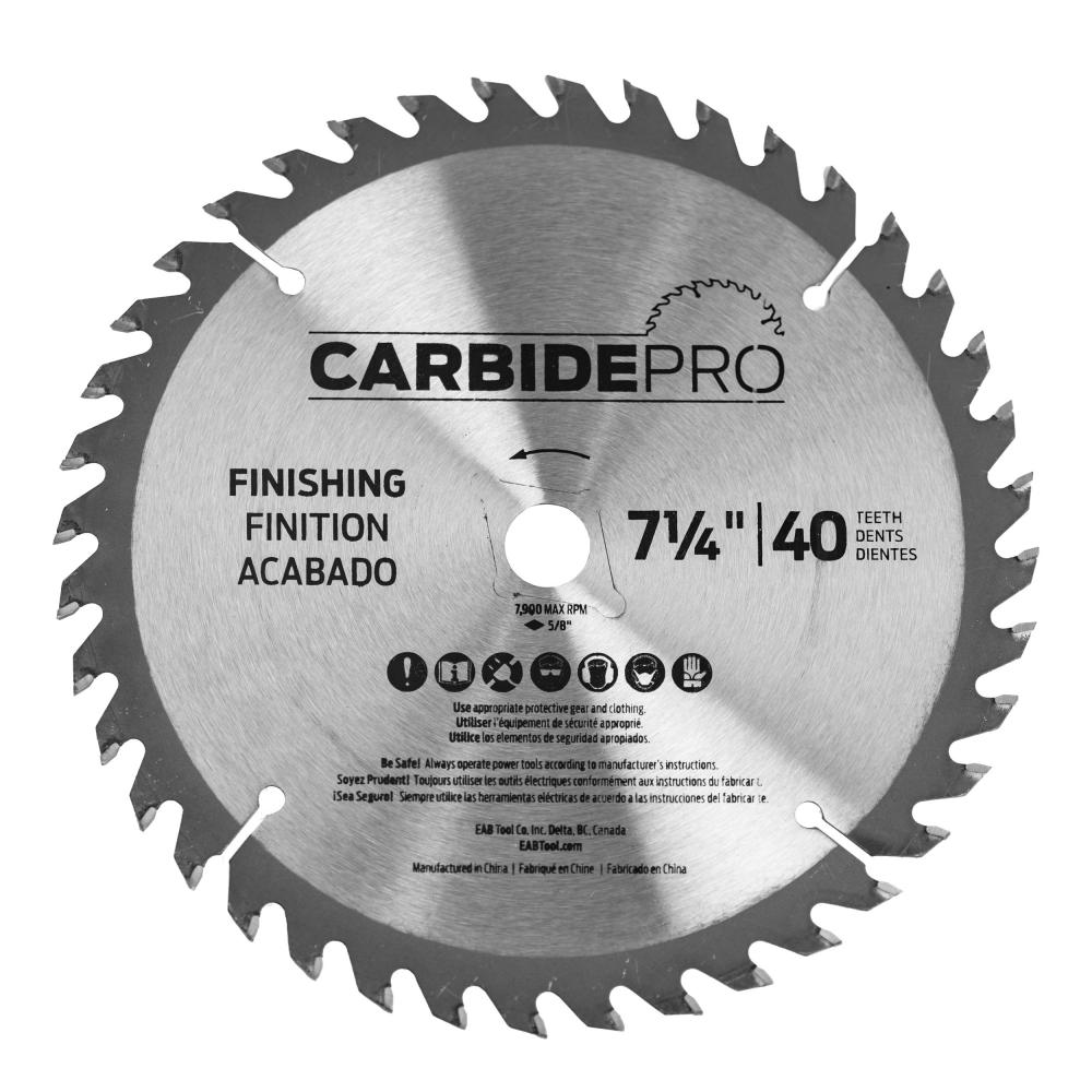 7 1/4&#34; x 40 Teeth Finishing Saw Blade<span class=' ItemWarning' style='display:block;'>Item is usually in stock, but we&#39;ll be in touch if there&#39;s a problem<br /></span>