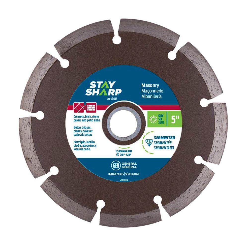 5&#34; Segmented Rim Concrete Bronze Diamond Blade<span class=' ItemWarning' style='display:block;'>Item is usually in stock, but we&#39;ll be in touch if there&#39;s a problem<br /></span>