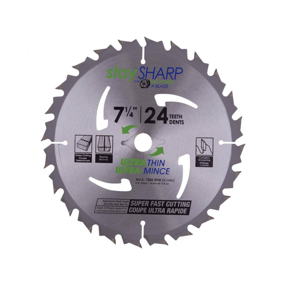 7 1/4&#34; x 24 Teeth Framing Ultra Thin Saw Blade<span class=' ItemWarning' style='display:block;'>Item is usually in stock, but we&#39;ll be in touch if there&#39;s a problem<br /></span>