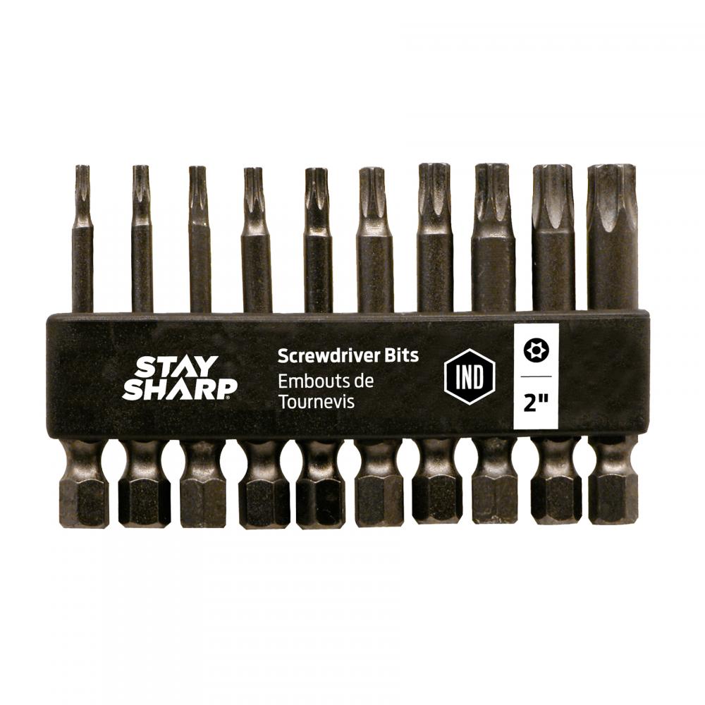 2&#34; x Assorted Standard Bit Clip Torx Security (10 Pc Multipack)<span class=' ItemWarning' style='display:block;'>Item is usually in stock, but we&#39;ll be in touch if there&#39;s a problem<br /></span>