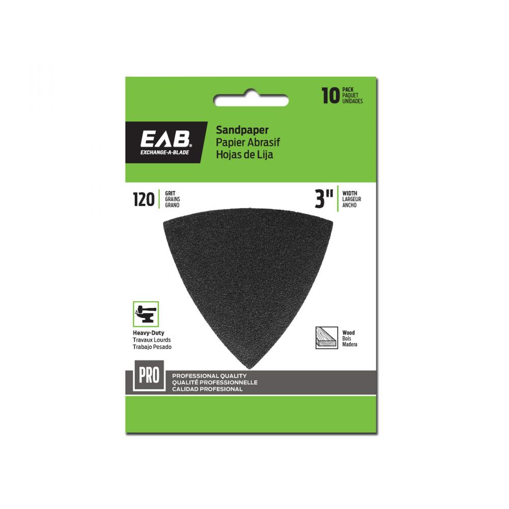 3&#34; x120 Grit Sandpaper (10 Pack) Professional Oscillating Accessory<span class=' ItemWarning' style='display:block;'>Item is usually in stock, but we&#39;ll be in touch if there&#39;s a problem<br /></span>