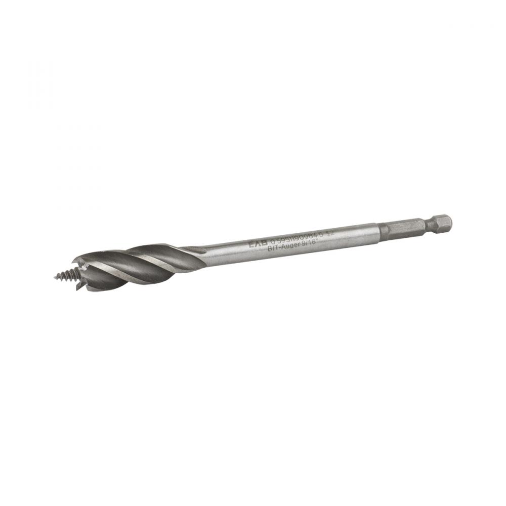 9/16&#34; x 4 1/2&#34; x 6 1/4&#34; Wood Auger  Drill Bit<span class=' ItemWarning' style='display:block;'>Item is usually in stock, but we&#39;ll be in touch if there&#39;s a problem<br /></span>