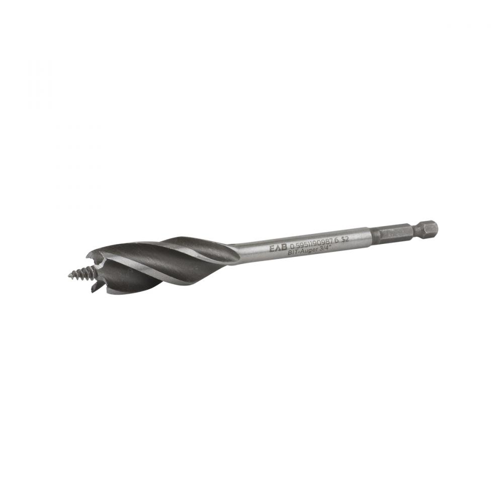 3/4&#34; x 4 1/2&#34; x 6 1/4&#34; Wood Auger  Drill Bit<span class=' ItemWarning' style='display:block;'>Item is usually in stock, but we&#39;ll be in touch if there&#39;s a problem<br /></span>